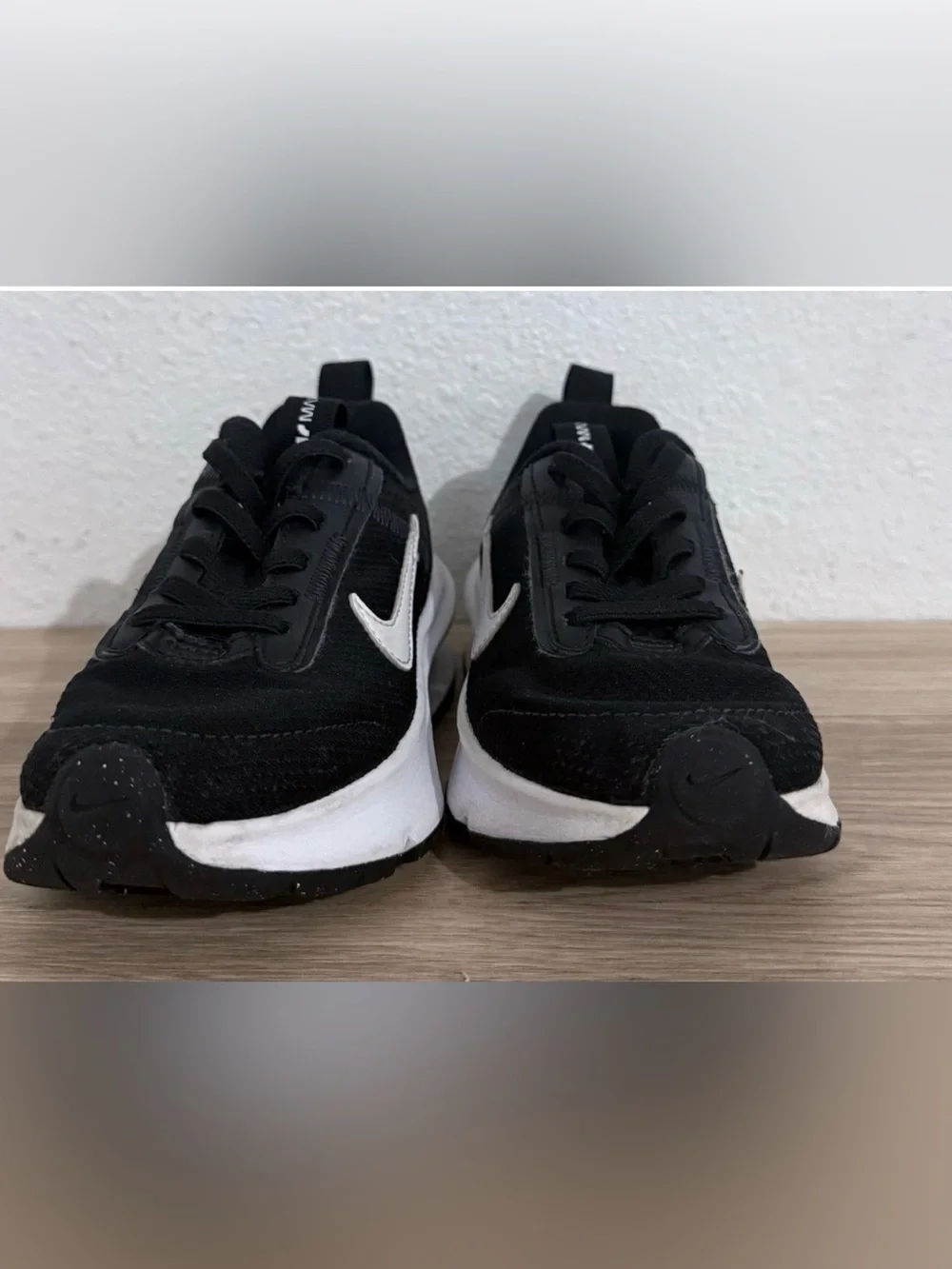 Nike Kids Black and White Athletic Sneakers